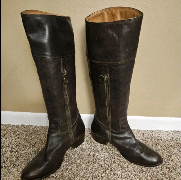 Fiorentini Baker boots Shoes - Elegant Black Over the Knee Boots